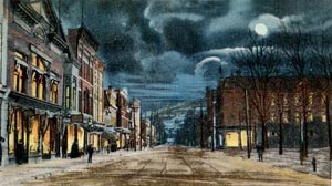 darkened main st