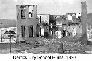 Derrick school ruins