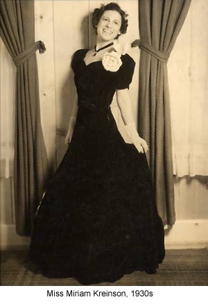 Miss Miriam Kreinson